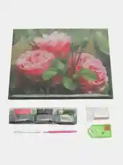 Алмазная мозаика на подрамнике KiKi "Садовые розы", 30 х 40, полная выкладка