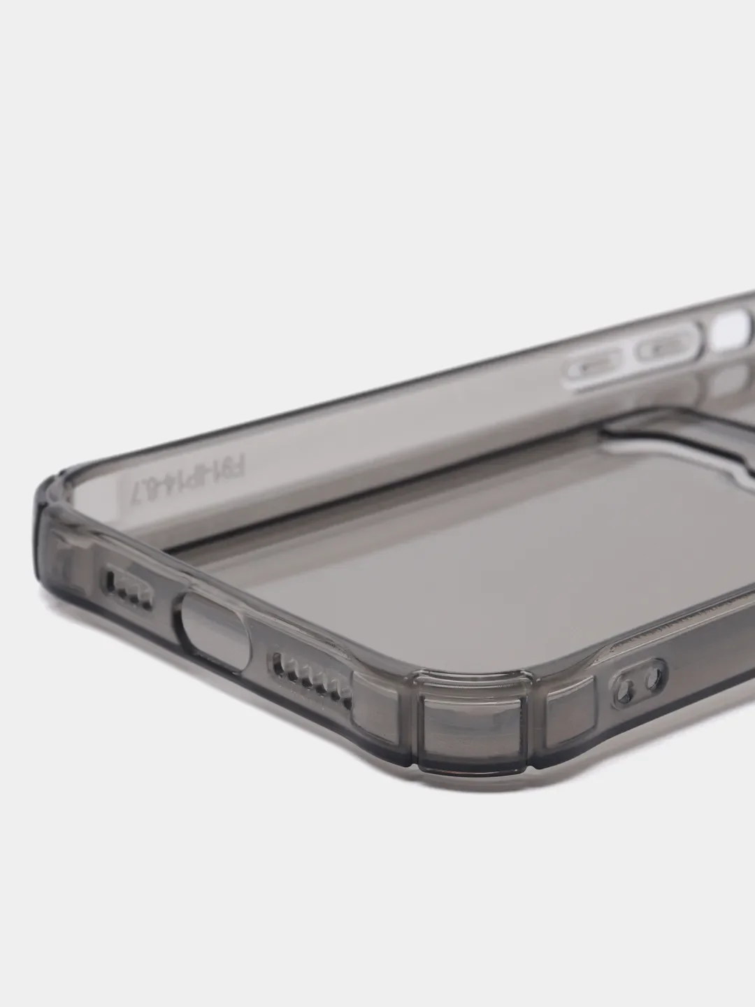 Тёмно-серый чехол iPhone 11 Pro 14 Max 13 12 Xr Xs 6 7 8 Plus Se 2020 с карманом для карт, прозрачный