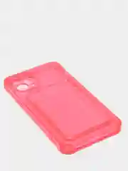 Розовый чехол iPhone 11 Pro 14 Max 13 12 Xr Xs 6 7 8 Plus Se 2020 с карманом для карт, прозрачный