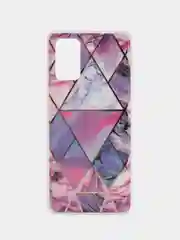 Фиолетовый силиконовый чехол с рисунком Samsung S10 S10e S20 Plus Ultra + A50, Huawei Mate 20 lite