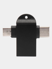 OTG переходник с Type-C / Micro USB на USB 3.1, отг 2 в 1