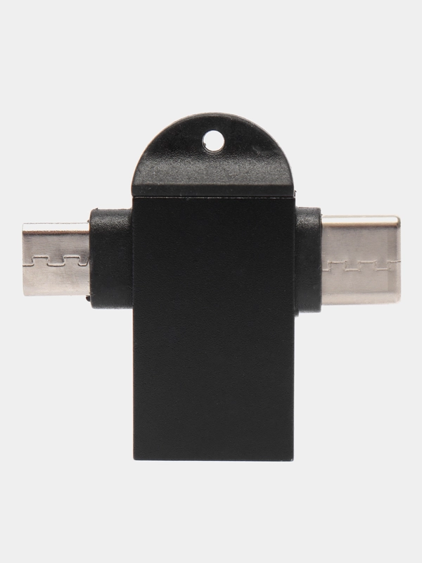 OTG переходник с Type-C / Micro USB на USB 3.1, отг 2 в 1