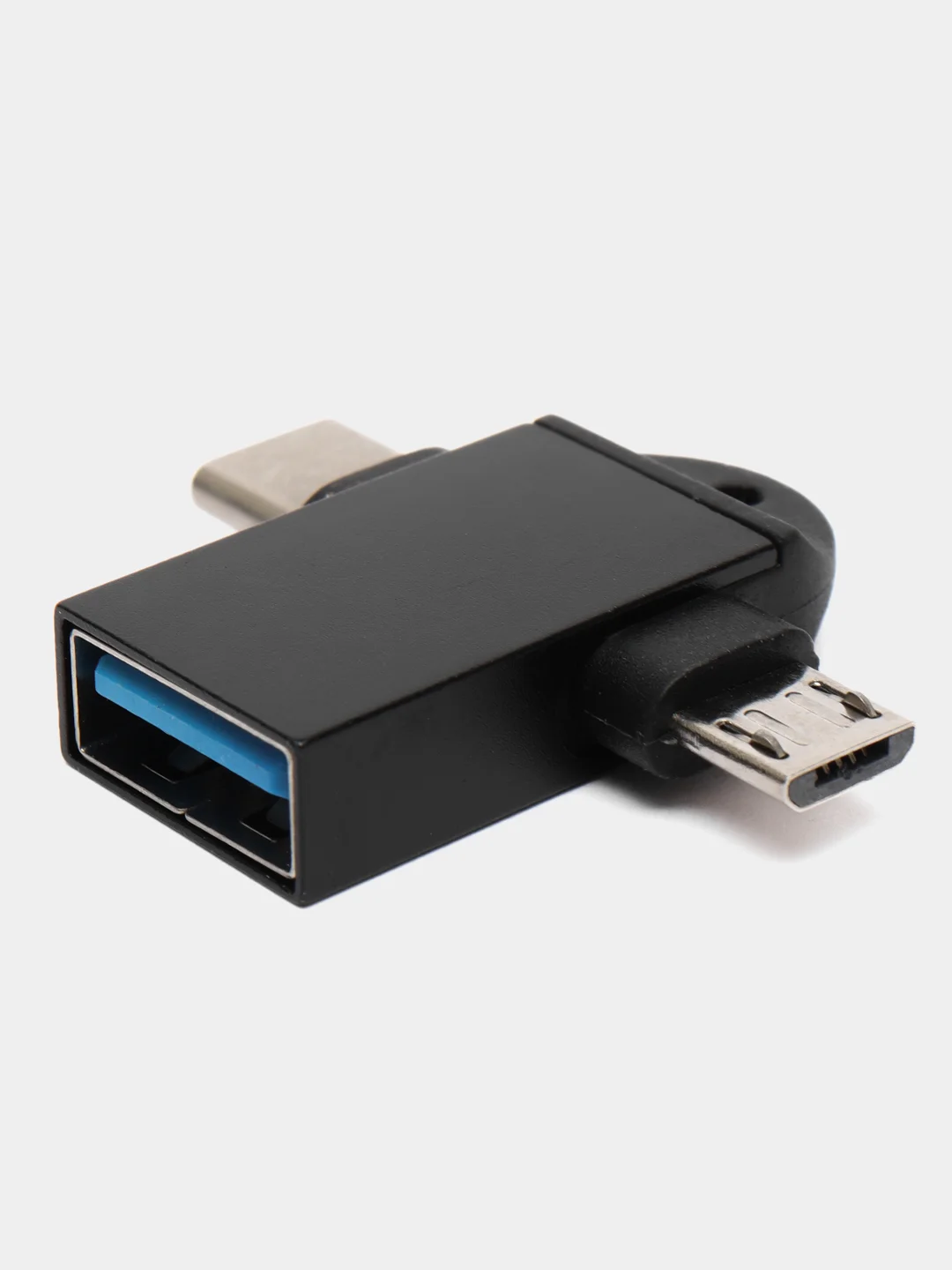OTG переходник с Type-C / Micro USB на USB 3.1, отг 2 в 1