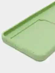 Зеленый чехол для OPPO A17 / A17K (Оппо А17 / 17К), силиконовый, прозрачный