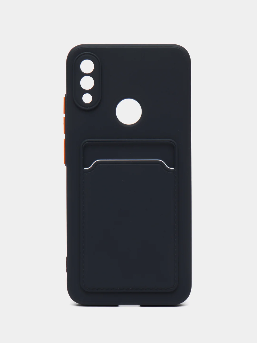 Морской силиконовый чехол для Xiaomi Redmi Note 7 (Сяоми Нот 7), с карманом для карт
