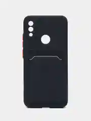 Морской силиконовый чехол для Xiaomi Redmi Note 7 (Сяоми Нот 7), с карманом для карт