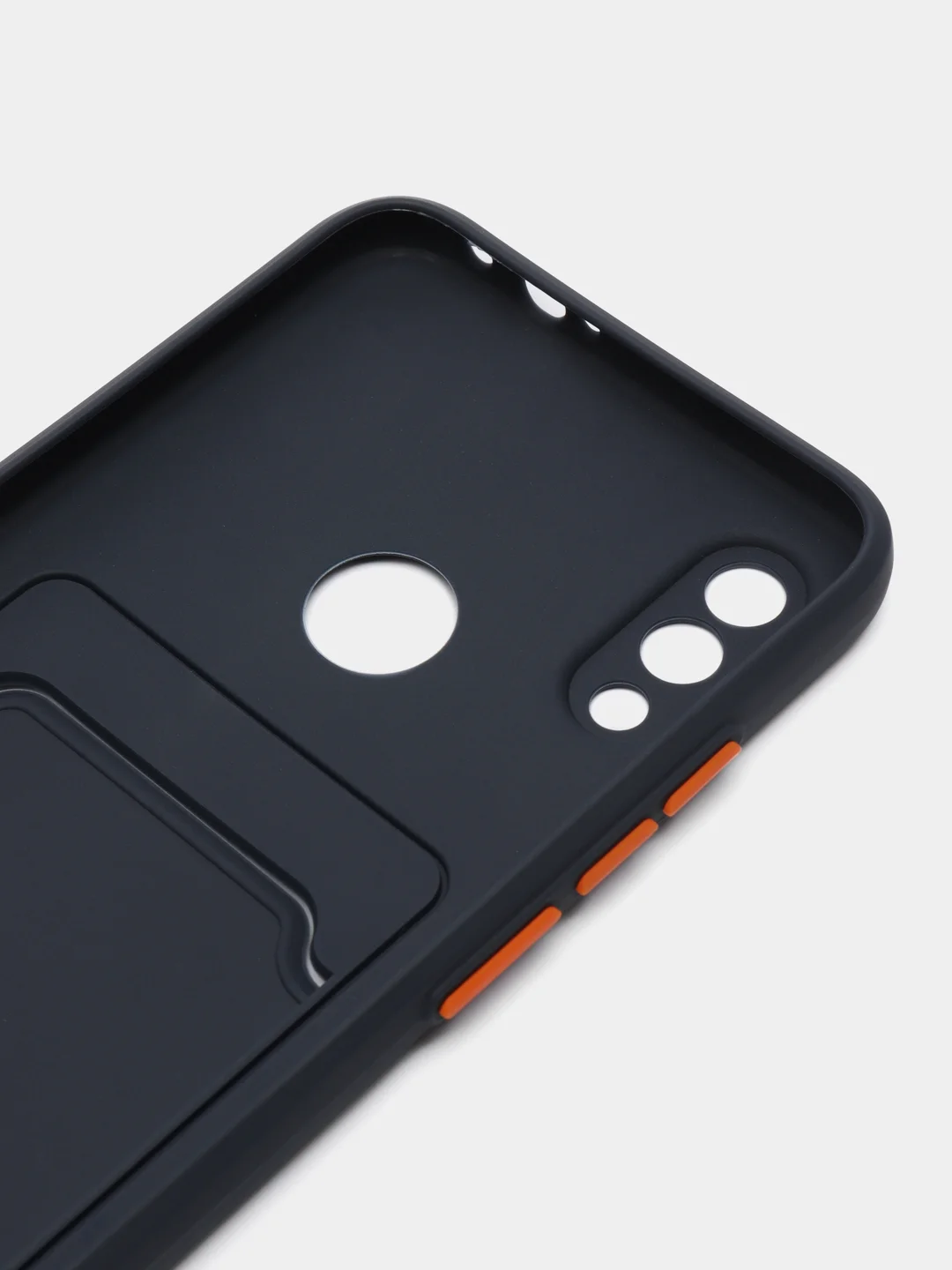 Морской силиконовый чехол для Xiaomi Redmi Note 7 (Сяоми Нот 7), с карманом для карт