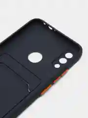 Морской силиконовый чехол для Xiaomi Redmi Note 7 (Сяоми Нот 7), с карманом для карт