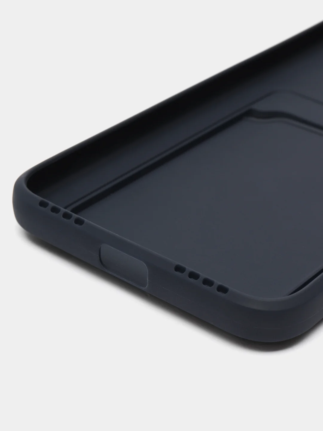 Морской силиконовый чехол для Xiaomi Redmi Note 7 (Сяоми Нот 7), с карманом для карт