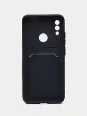 Морской силиконовый чехол для Xiaomi Redmi Note 7 (Сяоми Нот 7), с карманом для карт
