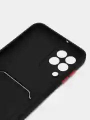 Черный силиконовый чехол для Samsung Galaxy M33 5G (Самсунг Галакси М33 5Ж), матовый