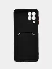 Черный силиконовый чехол для Samsung Galaxy M33 5G (Самсунг Галакси М33 5Ж), матовый