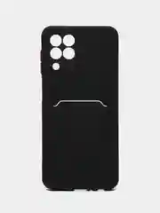 Черный силиконовый чехол для Samsung Galaxy M33 5G (Самсунг Галакси М33 5Ж), матовый