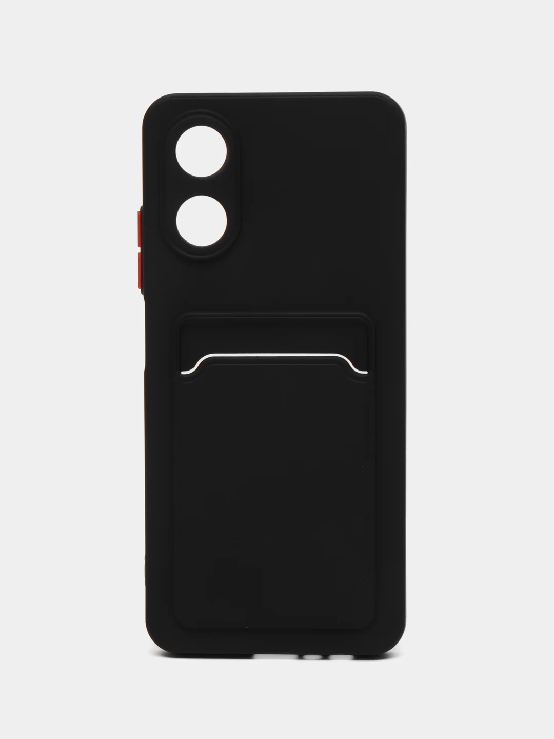 Черный чехол для Oppo A17 / A17K, Оппо А17 / 17К, силиконовый
