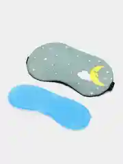 Коралловый маска для сна с охлаждающим гелем / Маска для путешествий / Маска для перелетов