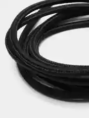 Черный кабель удлинитель usb type-a 6А AM/AF