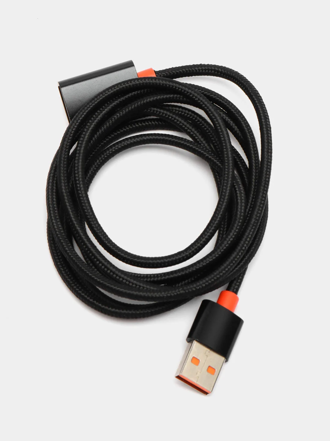 Черный кабель удлинитель usb type-a 6А AM/AF