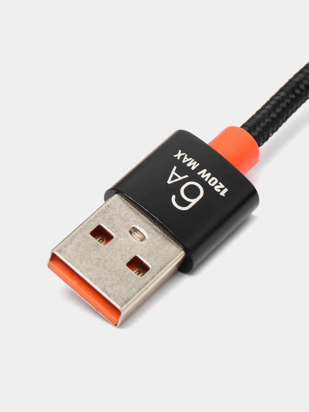 Черный кабель удлинитель usb type-a 6А AM/AF