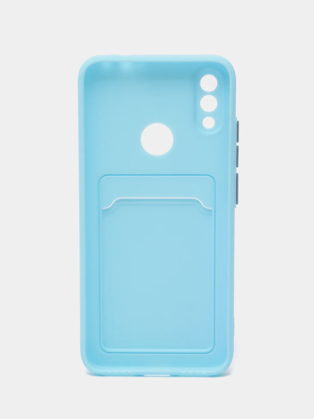 Ледяной силиконовый чехол для Xiaomi Redmi Note 7 (Сяоми Нот 7), с карманом для карт