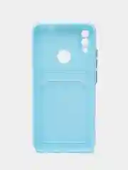 Ледяной силиконовый чехол для Xiaomi Redmi Note 7 (Сяоми Нот 7), с карманом для карт