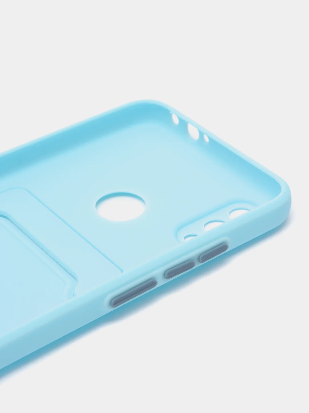 Ледяной силиконовый чехол для Xiaomi Redmi Note 7 (Сяоми Нот 7), с карманом для карт