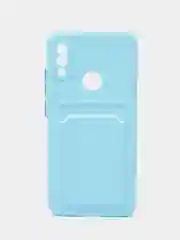 Ледяной силиконовый чехол для Xiaomi Redmi Note 7 (Сяоми Нот 7), с карманом для карт
