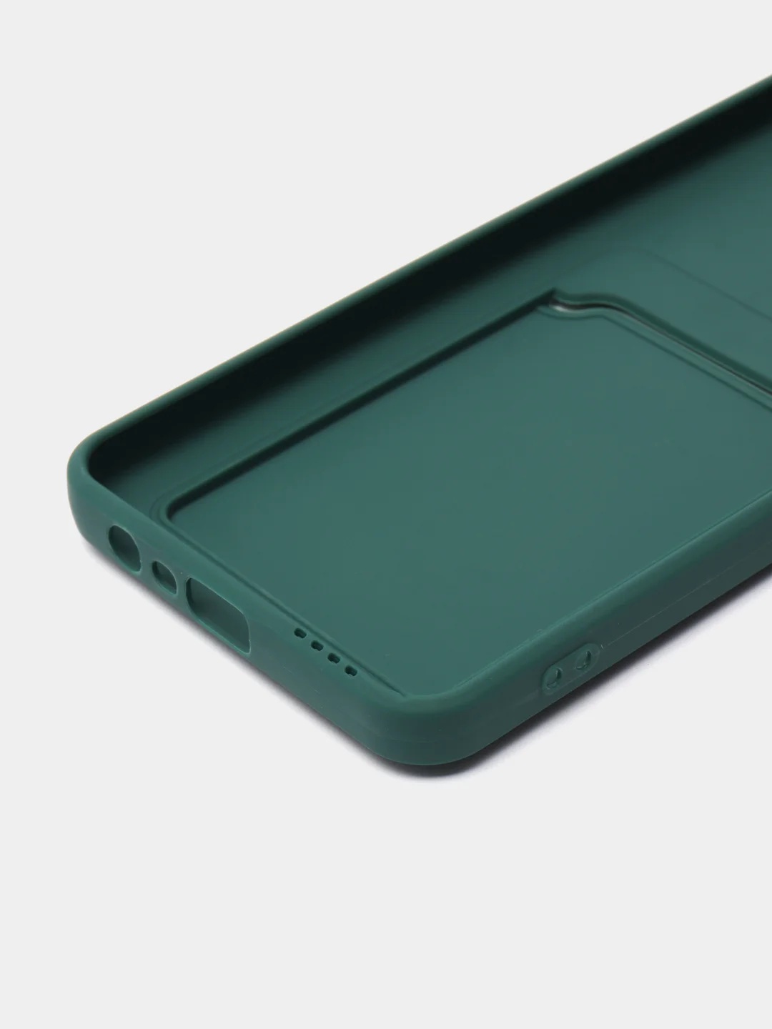 Тёмно-зелёный чехол для Oppo A17 / A17K, Оппо А17 / 17К, силиконовый