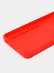 Красный чехол для OPPO A17 / A17K (Оппо А17 / 17К), силиконовый, прозрачный
