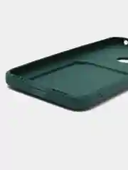 Зеленый силиконовый чехол для Xiaomi Redmi Note 7 (Сяоми Нот 7), с карманом для карт