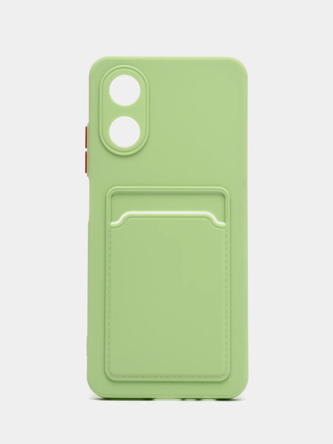 Зеленый чехол для Oppo A17 / A17K, Оппо А17 / 17К, силиконовый