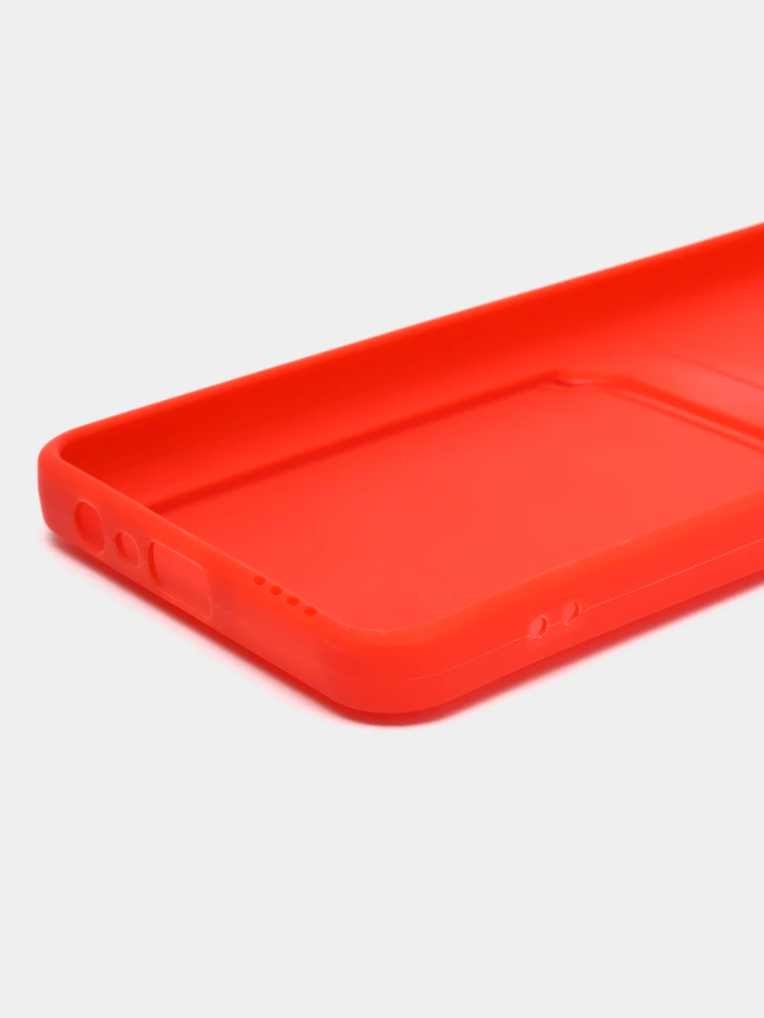 Красный чехол для Oppo A17 / A17K, Оппо А17 / 17К, силиконовый