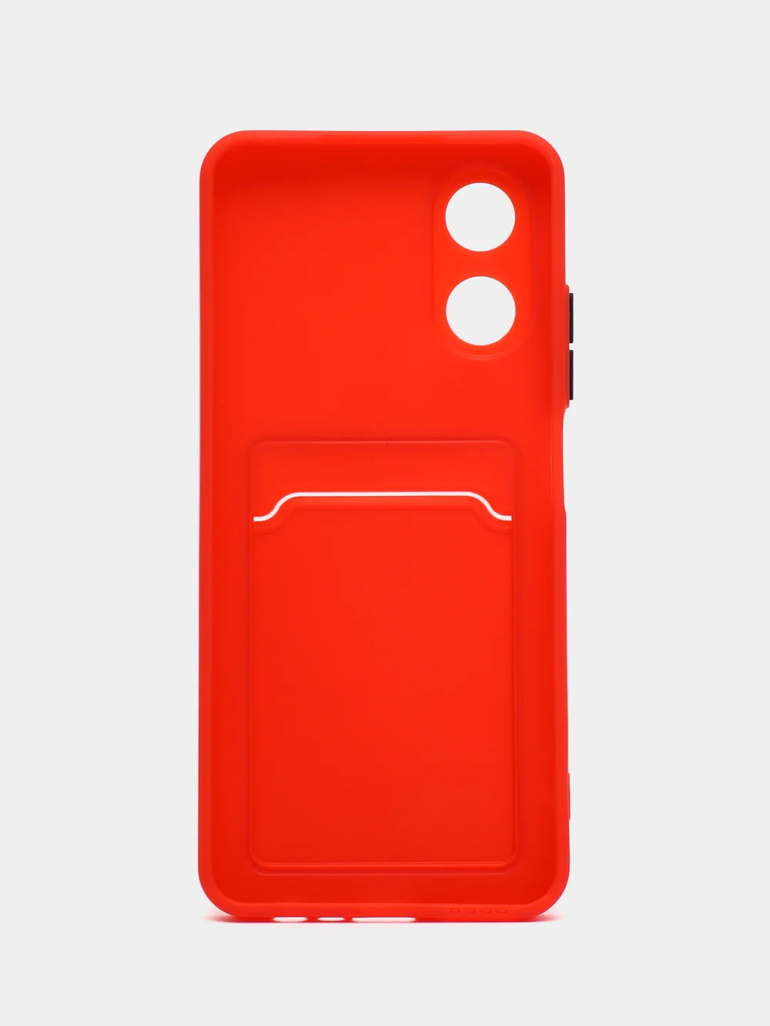 Красный чехол для Oppo A17 / A17K, Оппо А17 / 17К, силиконовый