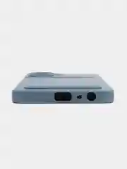 Синий меланж силиконовый чехол для Realme C55 4G, Реалми С55 4 Джи, c отсеком для карт