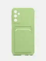 Зеленый силиконовый чехол для Samsung Galaxy A24 (Самсунг Галакси А24) матовый