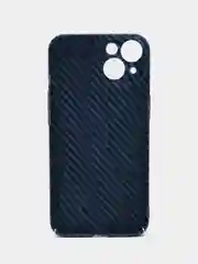 Темно-синий чехол для iPhone 16, 16 Pro, 16 Pro Max, 15 pro, 15, 14, 14 Pro, 14 Pro Max Карбон Айфон