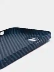Темно-синий чехол для iPhone 16, 16 Pro, 16 Pro Max, 15 pro, 15, 14, 14 Pro, 14 Pro Max Карбон Айфон