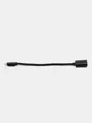 Черный переходник с Micro на USB, с проводом ОТГ, адаптер OTG