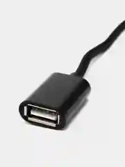 Черный переходник с Micro на USB, с проводом ОТГ, адаптер OTG