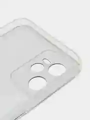 Шоколадный силиконовый чехол на Realme C35 / Реалми С35 прозрачный, с рисунком, защита камеры