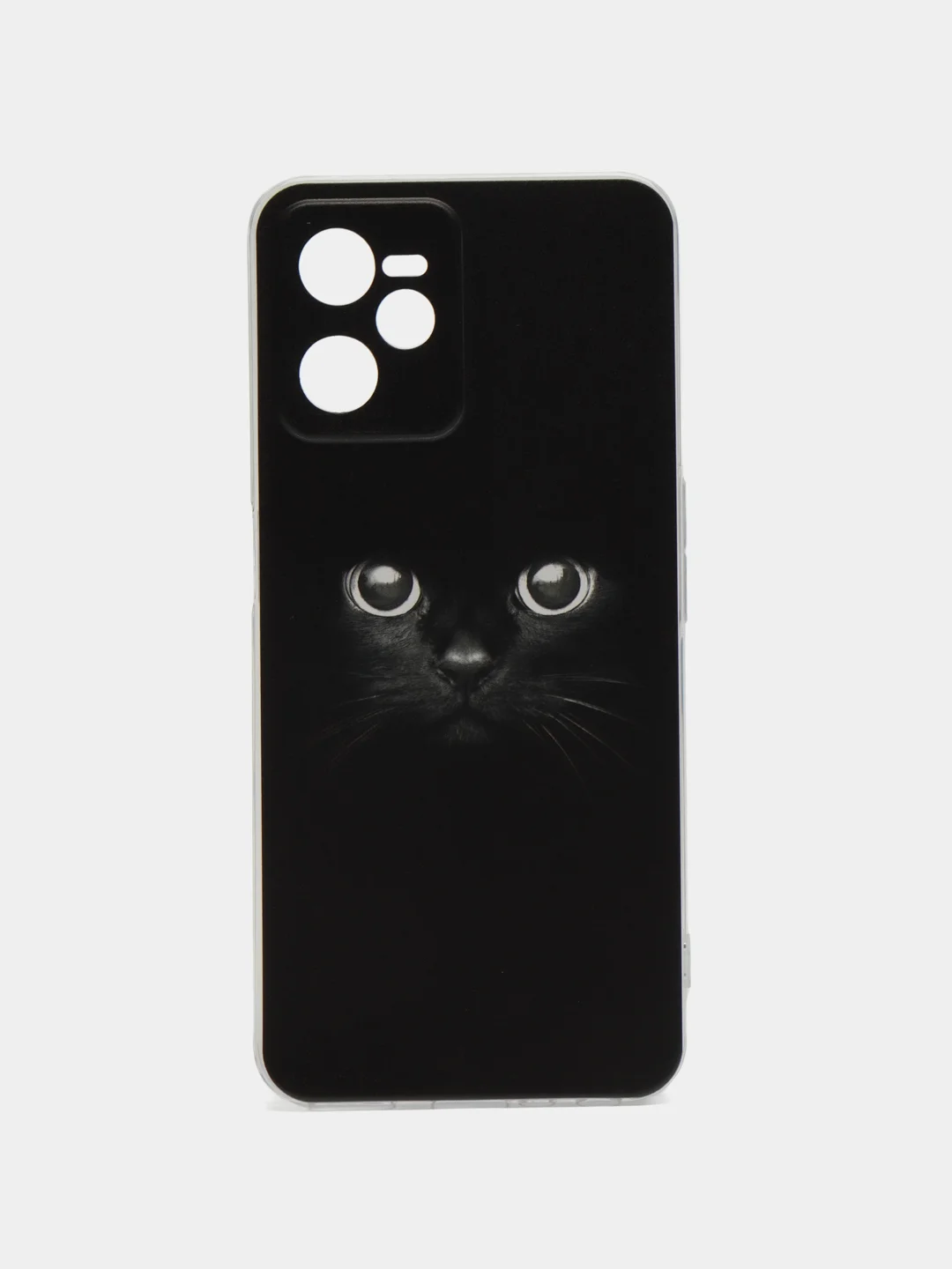 Шоколадный силиконовый чехол на Realme C35 / Реалми С35 прозрачный, с рисунком, защита камеры