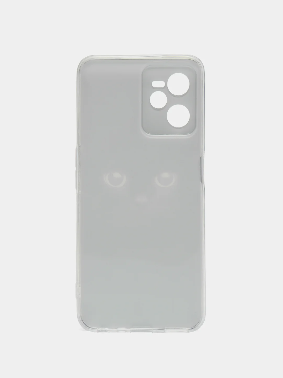 Шоколадный силиконовый чехол на Realme C35 / Реалми С35 прозрачный, с рисунком, защита камеры