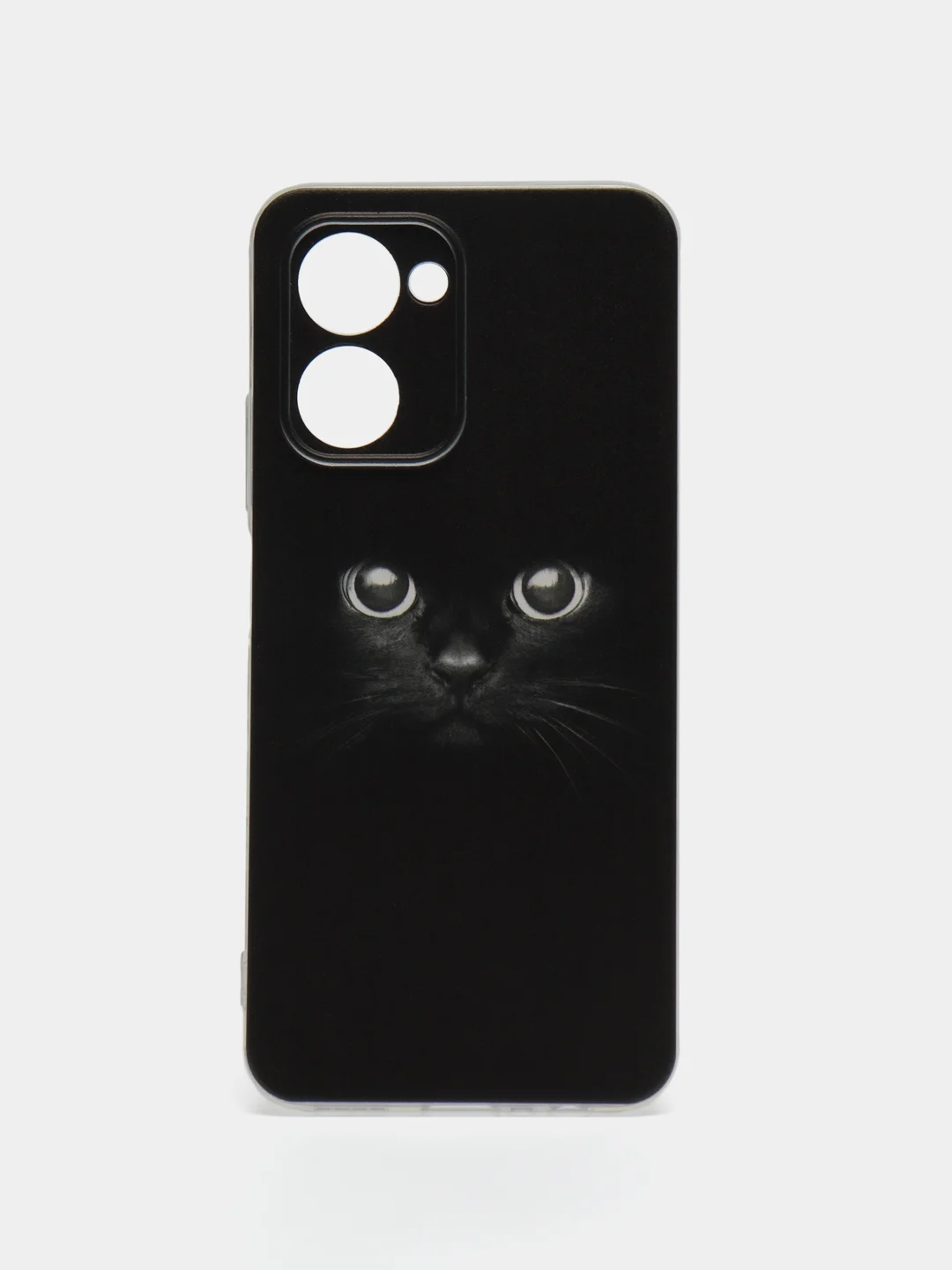 Шоколадный силиконовый чехол на Realme C33 / Реалми С33 прозрачный, с рисунком, защита камеры
