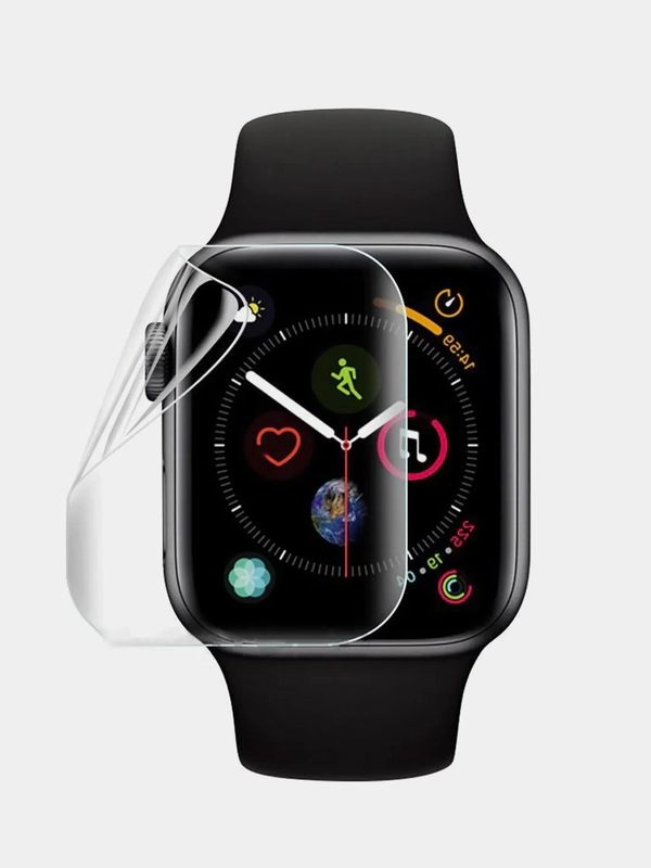 Защитное стекло/ Гидрогелевая пленка для Apple Watch 38/40/42/44/45/49 mm, 2 штуки