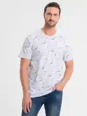 Белый футболка мужская