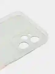 Бордовый силиконовый чехол на Realme C35 / Реалми С35 прозрачный, с рисунком, защита камеры