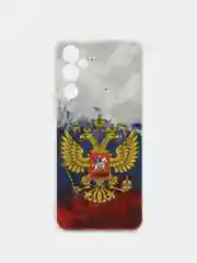 Синий чехол на Tecno Pova Neo 2 / Текно Пова Нео 2 прозрачный, с рисунком, защита камеры