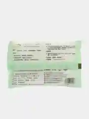 Зеленый влажные салфетки детские, без спирта, 10 штук/ Салфетки антибактериальные
