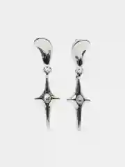 Серебряный серьги оригинальные длинные, разные дизайны