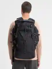 Рюкзак туристический, 90 л, на молнии, цвет чёрный