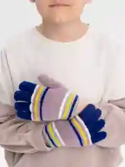 Перчатки детские зимние двойные на 6-12 лет